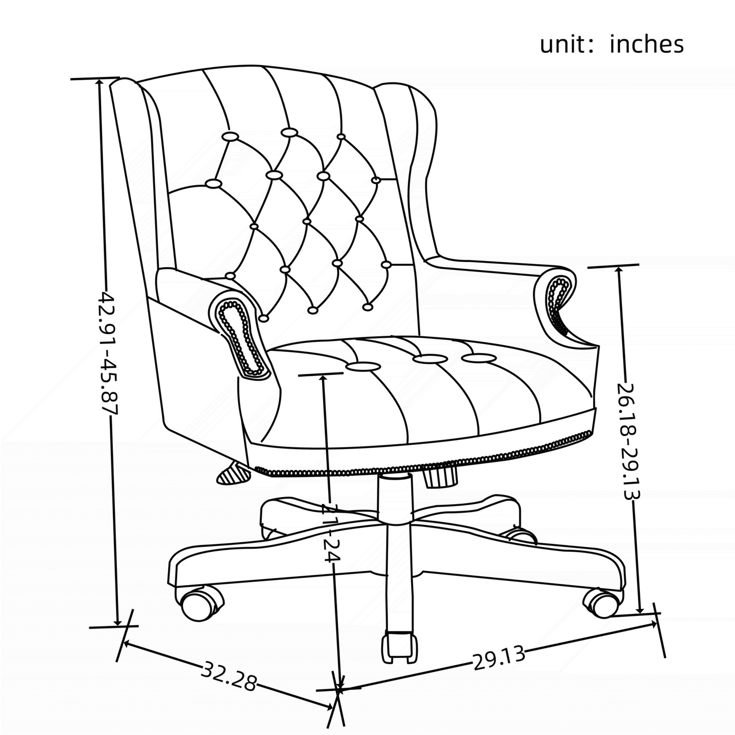 Prestige Ergonomic Office Recliner Chair
